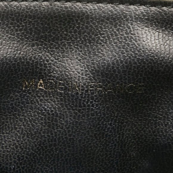 CHANEL Black Caviar Leather Logo Vanity Bag - Picture 8 of 10